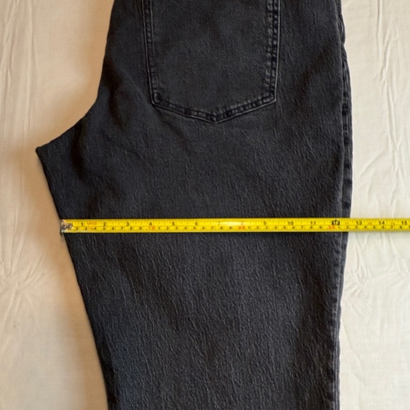 Madewell Women's Charcoal Curvy Perfect Vintage Straight Jeans Size 33 - Picture 13 of 14